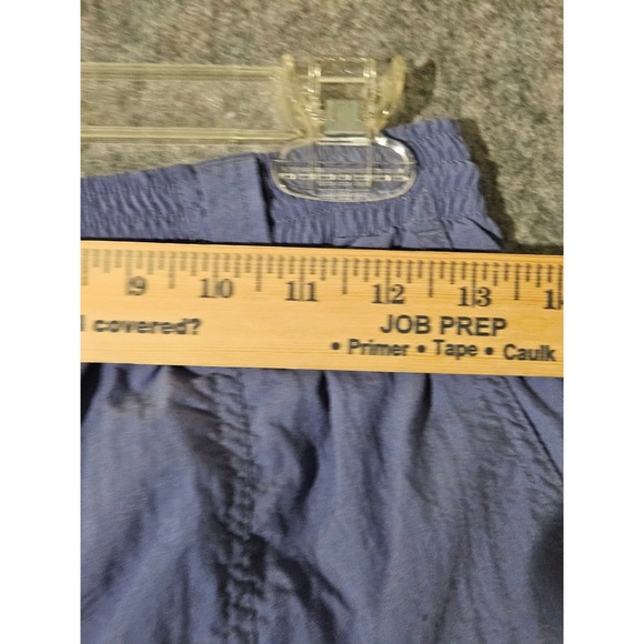 Columbia Sportswear Nylon Cargo Shorts Womens Size S Blue Elastic Waist Pockets - Picture 3 of 5
